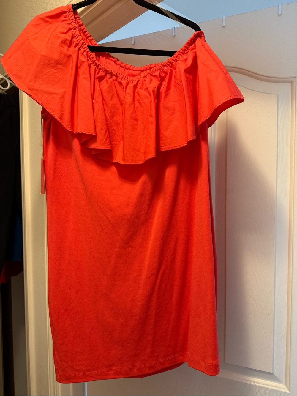 One Shoulder Ruffle Cocktail Dress - Picture 3 of 6